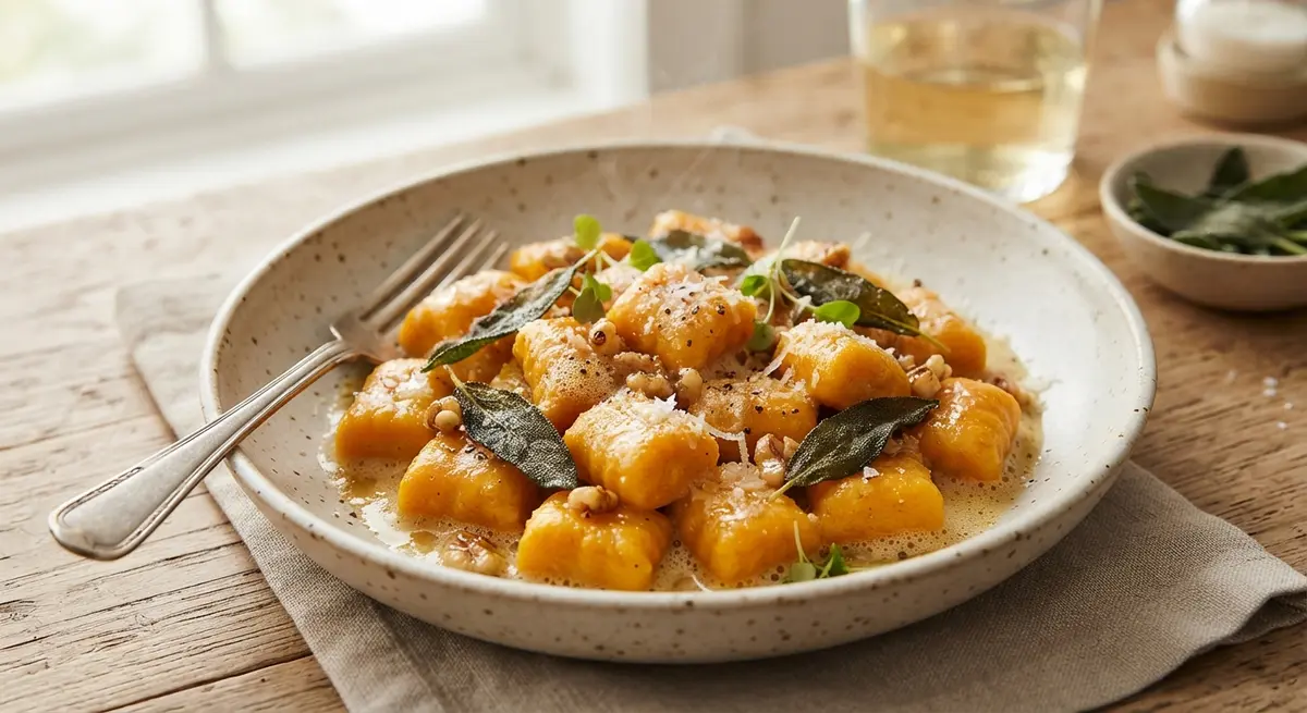Sweet Potato Gnocchi with Butter